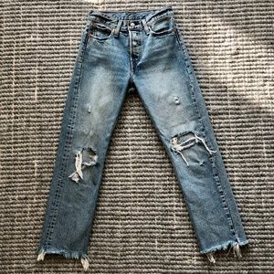 Levi's Women's Wedgie Selvedge Straight Jeans